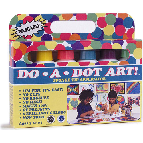 Dot-Art Markers 6-pk Brilliant [Washable]