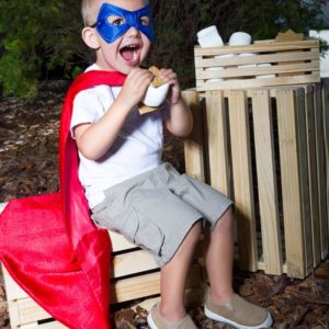 Red Hero Cape & Mask Set - One Size