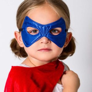 Red Hero Cape & Mask Set - One Size