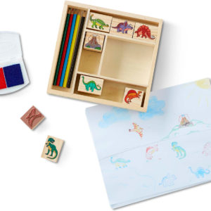 Wooden Stamp Set - Dinosaurs
