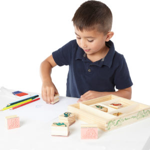 Wooden Stamp Set - Dinosaurs
