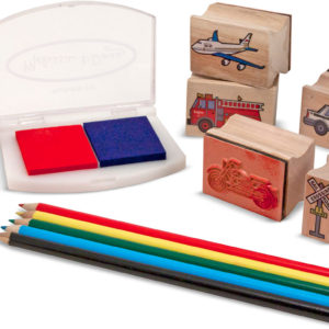 Wooden Stamp Set - Vehicles