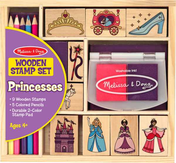 Wooden Stamp Set - Princesses