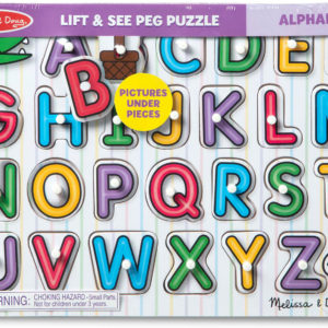See-Inside Alphabet Peg Puzzle - 26 pieces