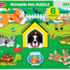 Pets Peg Puzzle - 8 Pieces