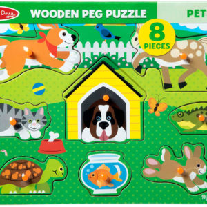 Pets Peg Puzzle - 8 Pieces