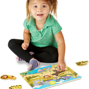 Safari Peg Puzzle - 7 Pieces