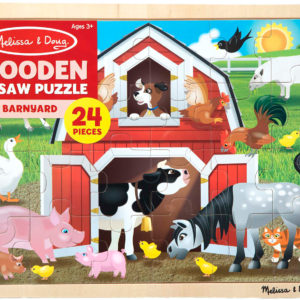 Barnyard Buddies Wooden Jigsaw Puzzle - 24 Pieces