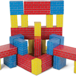 Deluxe Jumbo Cardboard Blocks - 40 Pieces