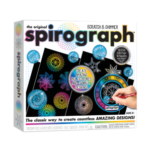 Scratch and Shimmer Spirograph