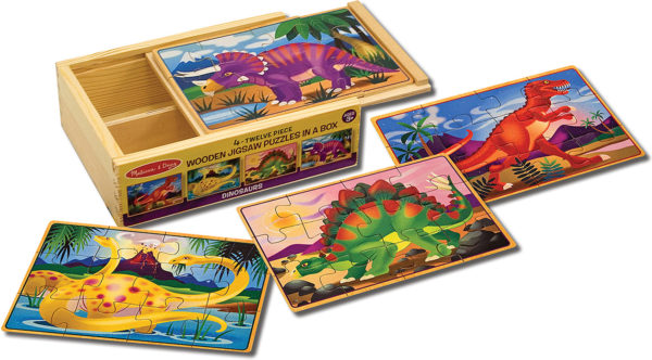 Dinosaur Jigsaw Puzzles in a Box
