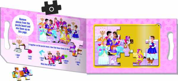 Take Along Magnetic Jigsaw Puzzles - Princesses