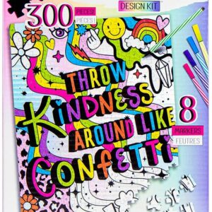 Color by Number Throw Kidness Around Puzzle 300 pc