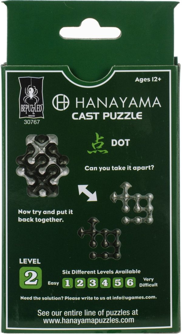 Dot-Lvl 2 Hanayama Cast Puzzle