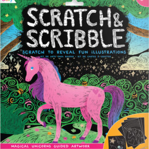 Magical Unicorn Scratch And Scribble Scratch Art Kit
