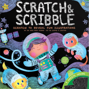 Space Explorer Scratch And Scribble Scratch Art Kit