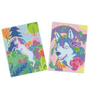 Husky & Unicorn Paint by Number