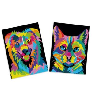 Cat & Dog Paint by Number