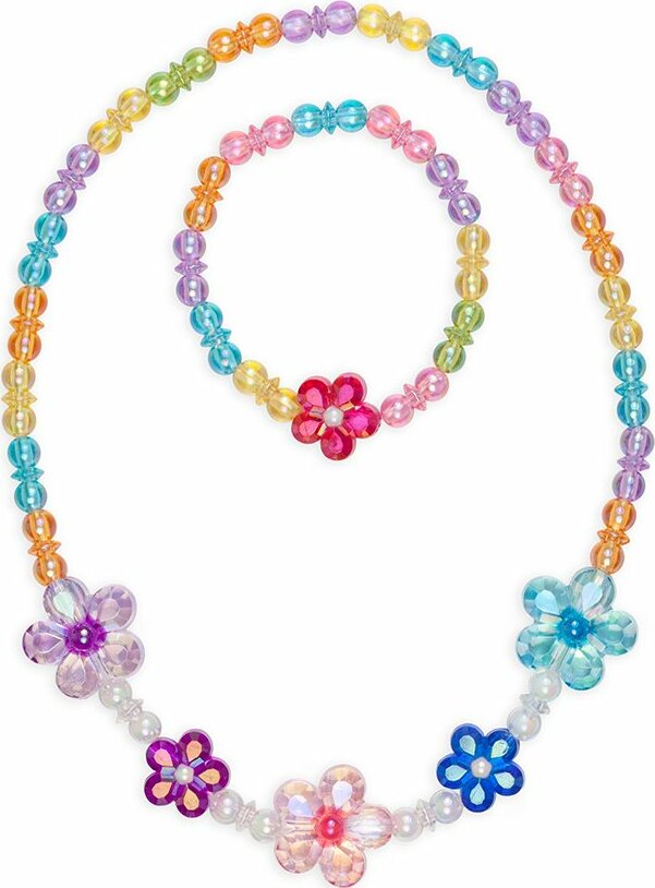 Blooming Beads Necklace Bracelet Set