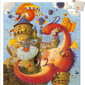 Silhouette Puzzles Vaillant And The Dragon - 54pcs