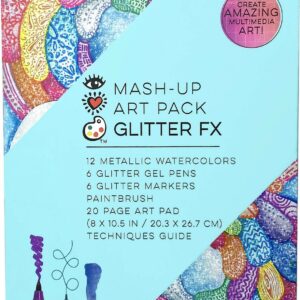 Iheartart Mash-up Art Pack Glitter Fx All In One Art Portfolio Set