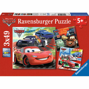 Worldwide Racing Fun (3 x 49 pc Puzzles)