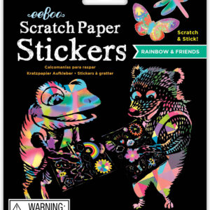 Rainbows And Friends Scratch Paper Stickers
