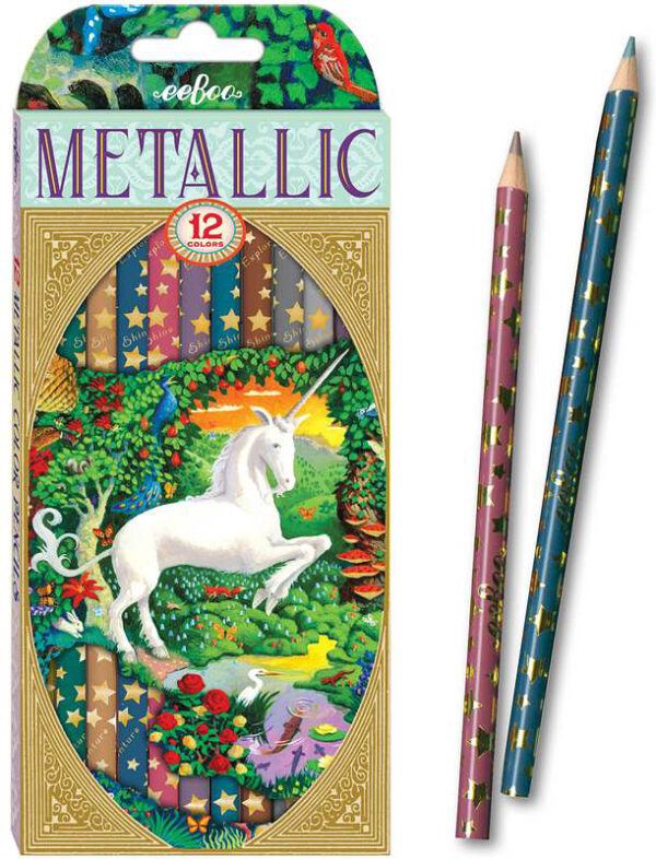 Unicorn 12 Metallic Pencils