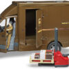 UPS MB Sprinter with driver and accessories