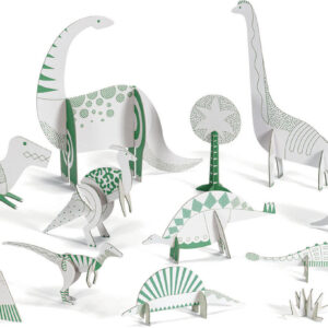 DIY Color Assemble Play Craft Kit: Dinosaur - from artist Andrew Holder
