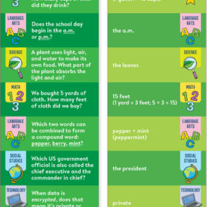 Brain Quest 3rd Grade Smart Cards Revised 5th Edition