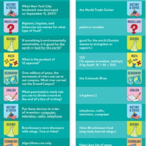 Brain Quest 5th Grade Smart Cards Revised 5th Edition