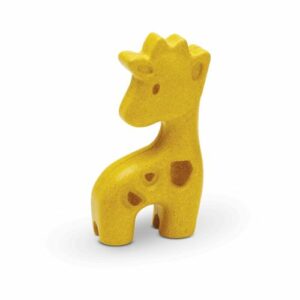 Wooden Giraffe Figure