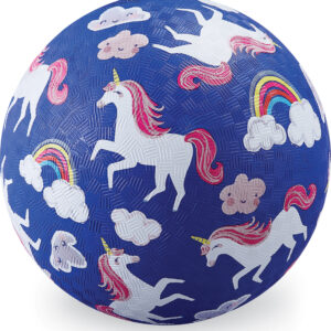7 inch Playground Ball - Unicorns (Purple)