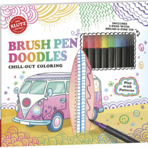 Brush Pen Doodles Coloring Kit
