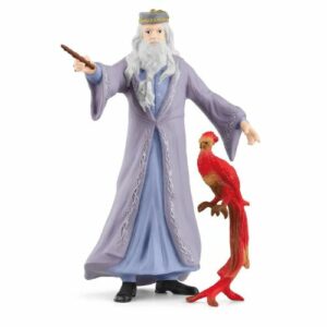 Albus Dumbledore and Fawkes