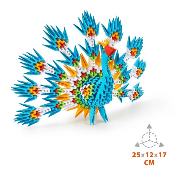 3D Origami Peacock