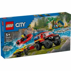 LEGO 60412 4x4 Fire Vehicle and Rescue Boat