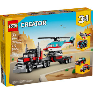 Lego Creator 31146 Flatbed Truck with Helicopter