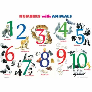 Numbers with Animals Placemat