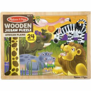 Wooden 24pc Puzzle African Animals