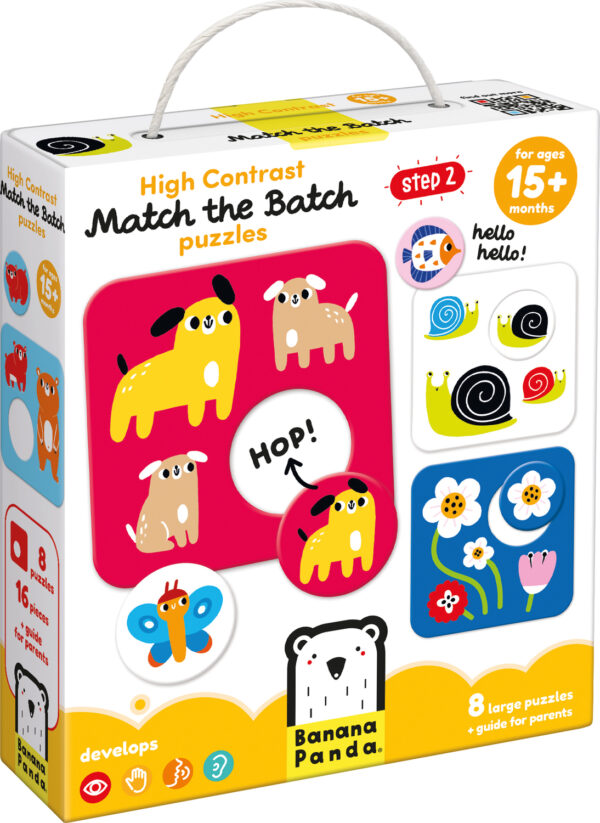 High Contrast Match the Batch Puzzles