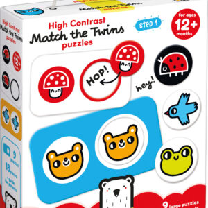 High Contrast Match the Twins Puzzles
