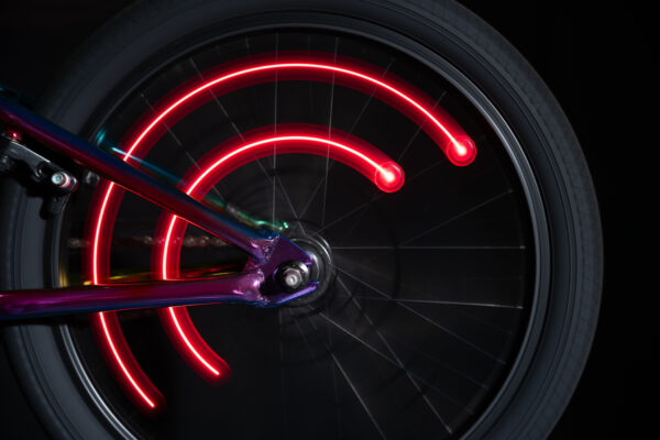 Orbitbrightz Red LED Bicycle Spoke Charms, 2pk