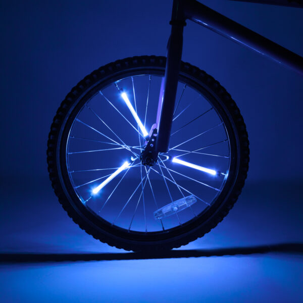 Spinbrightz Kidz LED Solid Blue Spoke Light Tubes
