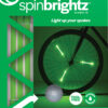 Spinbrightz Green Led Bicycle Spoke Light Tubes