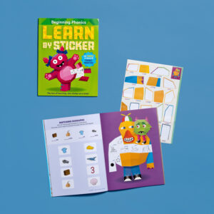 Learn by Sticker: Beginning Phonics: Use Phonics to Create 10 Friendly Monsters!