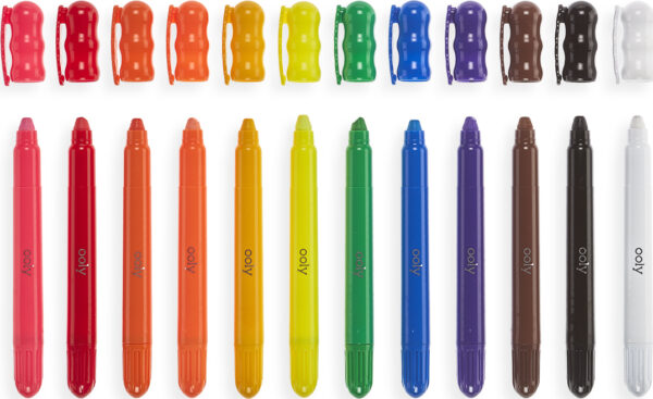 Rainy Dayz Gel Crayons (set Of 12)