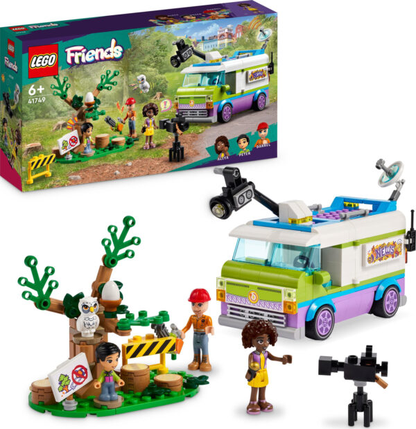 LEGO® Friends Newsroom Van Animal Rescue Set