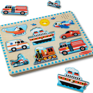 Vehicles Sound Puzzle - 8 Pieces